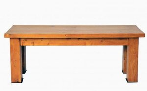 Farm Bench - Blonde 4' rental Milwaukee, WI