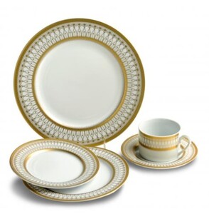 Gothic Gold Dinnerware rental Milwaukee, WI