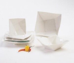 Origami White Dinnerware rental Milwaukee, WI