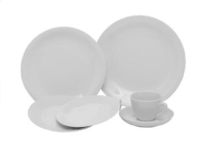 White Bavarian China Dinnerware rental Milwaukee, WI