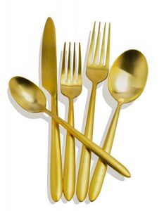 Brushed Gold Flatware rental Milwaukee, WI