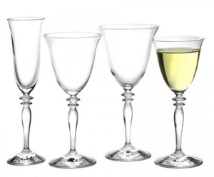 Murano Clear Glassware rental Milwaukee, WI