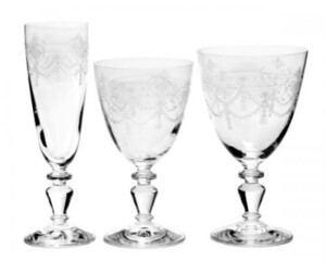Vintage Etched Glassware rental Milwaukee, WI