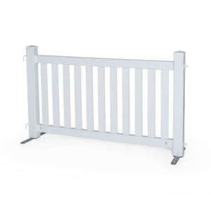White Vinyl Picket Fence, Fence Only, 6' x 42"H rental Los Angeles, CA