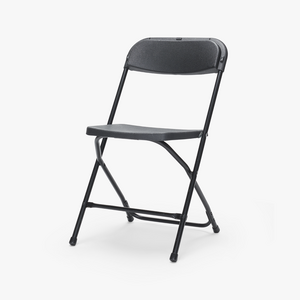 Black Plastic Folding Chair rental Los Angeles, CA