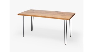 Hairpin Table, Natural Wood, 5' x 34" rental Los Angeles, CA