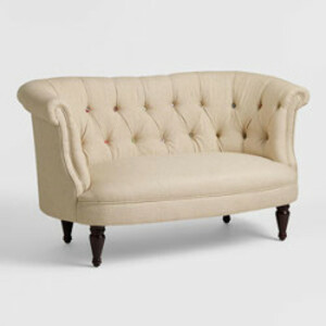 Ivory Loveseat rental Dallas-Ft. Worth, TX
