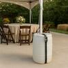 Water Barrels to Secure Tent rental in Dallas-Ft. Worth, TX