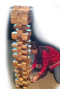Giant Jenga rental Dallas-Ft. Worth, TX