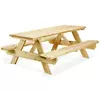 Natural Wood Picnic Table rental in Dallas-Ft. Worth, TX