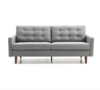 Gray Midcentury Modern Loveseat rental in Los Angeles, CA