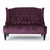 Amethyst Velvet Settee rental in Los Angeles, CA