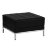 Black Leather Ottoman rental in Los Angeles, CA