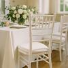 White Chiavari Chair with Pad rental in Los Angeles, CA