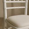 White Chiavari Chair with Pad rental in Los Angeles, CA
