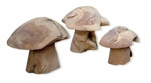 Wooden Mushrooms rental Los Angeles, CA