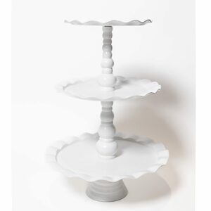 White Three Tier Dessert Tray rental Los Angeles, CA