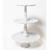 White Three Tier Dessert Tray rental in Los Angeles, CA