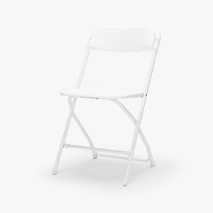 White Plastic Folding Chair rental Los Angeles, CA