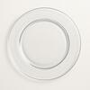Clear Glass Charger Plate rental in Los Angeles, CA
