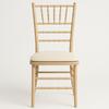 Natural Chiavari Chair with Pad rental in Los Angeles, CA