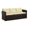 Brown Wicker Sofa rental in Los Angeles, CA