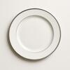 Silver Rim Dinner Plates rental in Los Angeles, CA