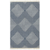 5x8 True Blue Diamond Rug rental in Los Angeles, CA