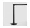 Stanchion - Black steel with retractable belt rental in Los Angeles, CA