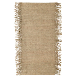 4.5x7 Natural Fringe Rug rental New Orleans, LA
