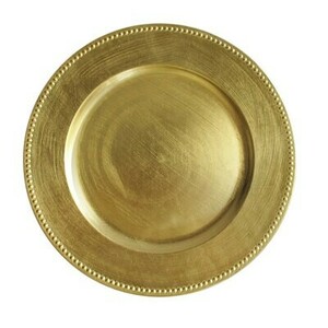 Vintage Acrylic Charger Plate 13" rental New York, NY