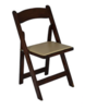 Fruitwood Folding Chair rental Chicago, IL