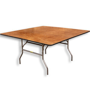 72 inch square table