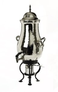 Rent a 50 cup silver coffee urn at All Seasons Rent All