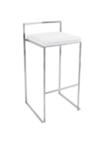 Contemporary Silver Barstool rental San Diego, CA