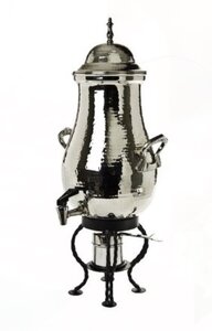 Coffee Urn, Hammered Stainless, 100 cup  Encore Events Rentals : Encore  Events Rentals