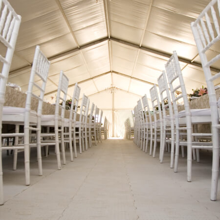 Professionally Installed Tents