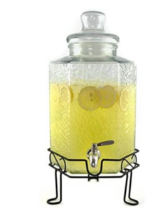 Mason Jar Glass Drink Dispenser (2 Gallon) Rental - Taylor Rental