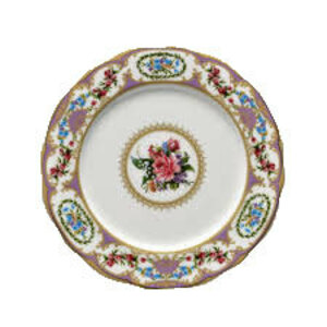 Floral Vintage Purple Dinner Plate rental Phoenix, AZ