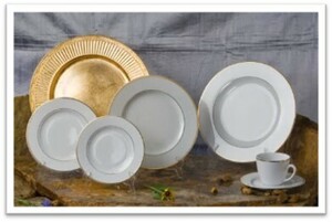 Gold Rimmed China rental Baltimore, MD