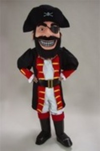 Pirate Mascot Costume rental Baltimore, MD