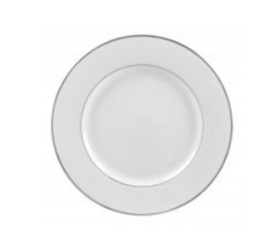 Silver Rimmed Salad / Dessert Plate rental Phoenix, AZ