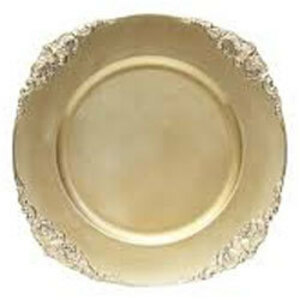 Vintage Acrylic Charger Plate 13" rental Denver, CO