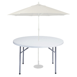 Umbrella table outlet rentals