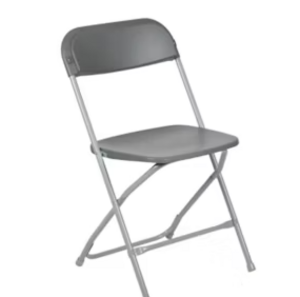 Gray Folding Chair rental Denver, CO