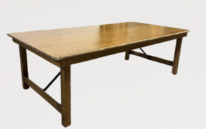 8' Rustic Farm Table rental Miami-Ft. Lauderdale, FL