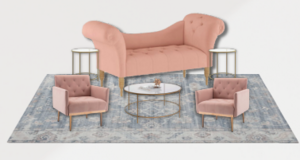Blush Pink Lounge Set rental Miami-Ft. Lauderdale, FL
