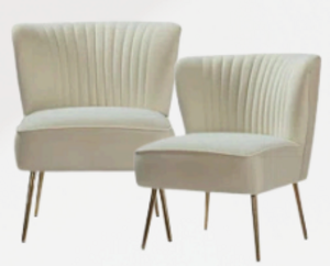 Off White Accent Chair rental Miami-Ft. Lauderdale, FL