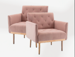 Blush Pink Lounge Chair rental Miami-Ft. Lauderdale, FL