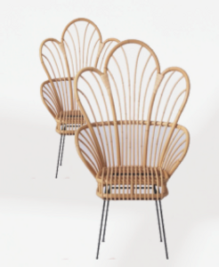 Woven Rattan Wicker Chair rental Miami-Ft. Lauderdale, FL